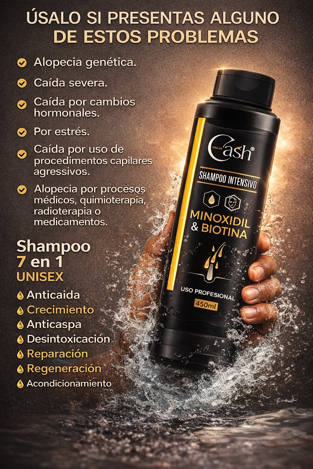 Rutina Capilar Intensiva Cash® - 4 productos