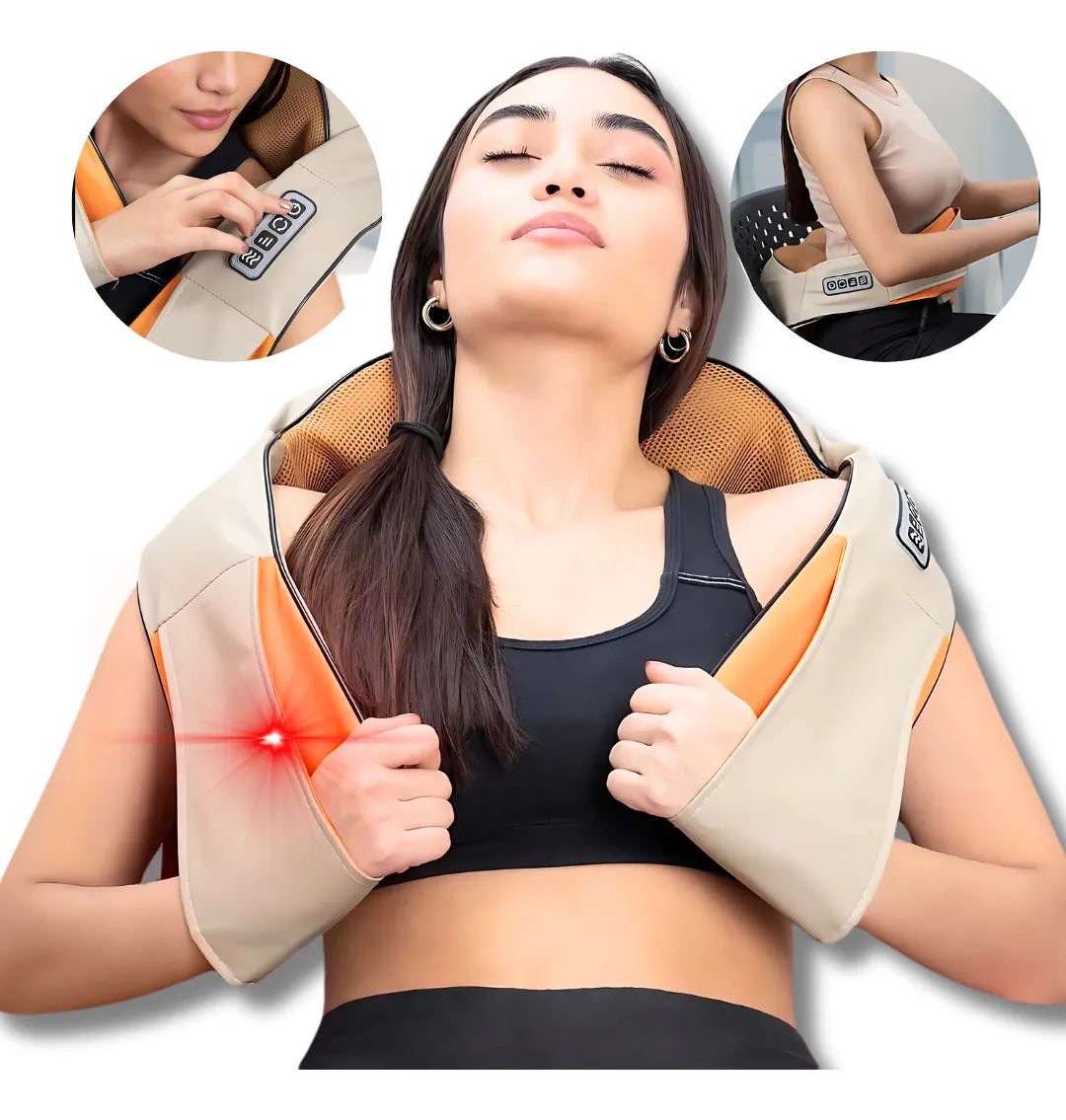 MASAJEADOR INFRAROJO DE CUELLO Y ESPALDA