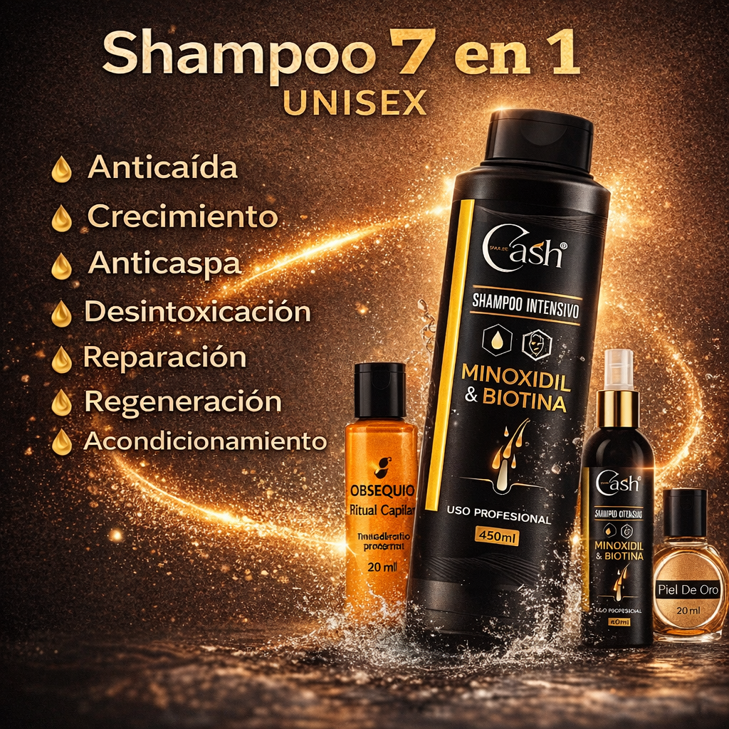 Rutina Capilar Intensiva Cash® - 4 productos